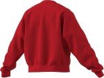 adidas Women's Essentials Small Logo Feel Cozy Sweatshirt, Pure Ruby/Black