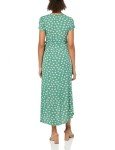 Billabong womens Wrap Front Midi Length Casual Dress, Island Green, Large US