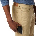 Levi Strauss Signature Gold Men's Athletic Tech Jeans (Available in Big & Tall), British Khaki-Waterless, 36W x 34L