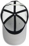 Quiksilver Men's Easy Does It Snap Back Trucker Hat, Light Grey Heather, One Size