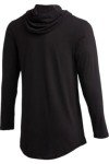 Nike Mens Dry Long Sleeve Sun Hoodie Tee Black Size Medium