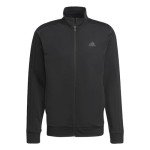 adidas Men's Warm-up Tricot Regular 3-stripes Track Jacket Black/Black Medium