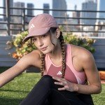 adidas Women's Superlite Hat, Relaxed-fit Adjustable Workout Sports Cap, Wonder Alumina Grey/Alumina Beige/3.0, One Size