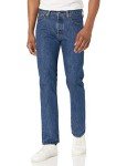 Levi's Men's 501 Original Fit Jeans (Also Available in Big & Tall), Dark Stonewash, 38W x 30L