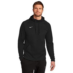 Nike Therma Pullover Hoodie for Men - Black/White