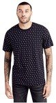 True Religion mens All Over Monogram Tee T Shirt, Black, X-Large US