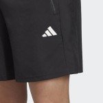 adidas Men's Essentials Woven Training Shorts, Black/White, Large