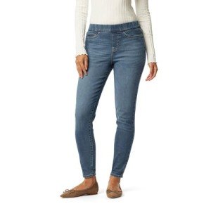 Levi Strauss Signature Gold Women's Totally Shaping Pull-on Skinny Jeans (Available in Plus Size), Sun Worshipper Signature, 12 Medium