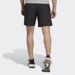 adidas Men's Essentials Woven Training Shorts, Black/White, Large