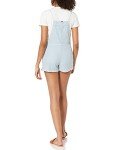 Billabong womens Out N About Short Overall Rompers, Chambray, Medium US