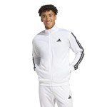 adidas Men's 3-Stripes Tricot Track Top, White