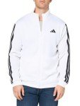 adidas Men's 3-Stripes Tricot Track Top, White