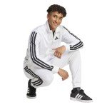 adidas Men's 3-Stripes Tricot Track Top, White