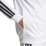 adidas Men's 3-Stripes Tricot Track Top, White