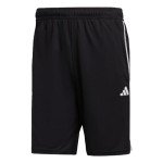 adidas Men's Essentials Pique 3-Stripes Training Shorts, Black/White, Medium