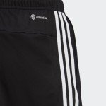 adidas Men's Essentials Pique 3-Stripes Training Shorts, Black/White, Medium