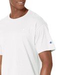 Champion Mens Classic T-shirt, Everyday Tee For Men, Comfortable Soft (Reg. Or Big & Tall), White, Large US