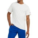 Champion Mens Classic T-shirt, Everyday Tee For Men, Comfortable Soft (Reg. Or Big & Tall), White, Large US