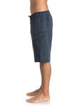Quiksilver Men's Standard Manic 22 Inch Length Cargo Pocket Boardshort Swim Trunk, Navy Blazer/Navy, 32