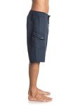 Quiksilver Men's Standard Manic 22 Inch Length Cargo Pocket Boardshort Swim Trunk, Navy Blazer/Navy, 32
