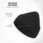 adidas Men's Postseason Fold Beanie, Black/Black/Carbon Grey