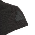 adidas Men's Postseason Fold Beanie, Black/Black/Carbon Grey