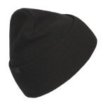adidas Men's Postseason Fold Beanie, Black/Black/Carbon Grey