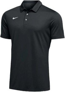 Nike Men's Black Dri-FIT Short Sleeve Polo