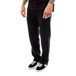 Nike Men's Sportswear Open Hem Club Pants, Black/White, Large