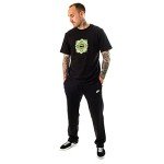 Nike Men's Sportswear Open Hem Club Pants, Black/White, Large