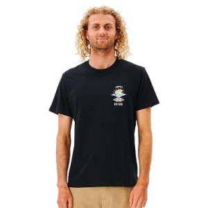 Rip Curl Men's Search Icon T-Shirt, Black