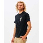 Rip Curl Men's Search Icon T-Shirt, Black