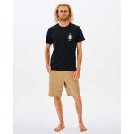 Rip Curl Men's Search Icon T-Shirt, Black