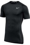 Nike Mens Pro Fitted Short Sleeve Training Tee (US, Alpha, Medium, Regular, Regular, Black)