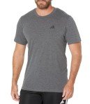 adidas Men's Essentials Feel Ready Training T-Shirt, Dark Grey Heather/White/Black, X-Large
