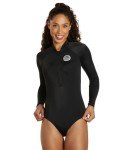 Rip Curl Women's Standard Classic Surf Long Sleeve UPF 50 Swimsuit Surfsuit, Black