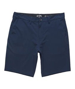 Billabong Men's Classic 4-Way Stretch Quick Dry Hybrid Short, 21 Inch Outseam, Navy Solid, 34