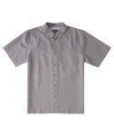 Quiksilver mens Centinela 4 Woven Button Down Shirt, Flint Gray Centinella, Large US