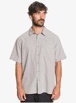 Quiksilver mens Centinela 4 Woven Button Down Shirt, Flint Gray Centinella, Large US