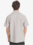 Quiksilver mens Centinela 4 Woven Button Down Shirt, Flint Gray Centinella, Large US