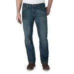 Levi Strauss Signature Gold Men Straight Fit Jeans, Bigfoot-Waterless, 32W x 32L