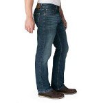Levi Strauss Signature Gold Men Straight Fit Jeans, Bigfoot-Waterless, 32W x 32L