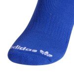 adidas Originals Trefoil Cushioned Crew Socks (3-Pair), Semi Lucid Blue/Clay Strata Brown/Grey Six, Large
