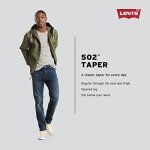 Levi's Men's 502 Taper Fit Jeans (Also Available in Big & Tall), Panda-Advanced Stretch, 34W x 30L