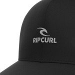 Rip Curl Men's Standard Vaporcool Flexfit Baseball Hat, Black