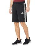 adidas Men's Designed 2 Move 3-Stripes Primeblue Shorts, Black/White, Medium