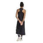 adidas Women's Essentials 3-Stripes Long Racerback Dress, Black/White