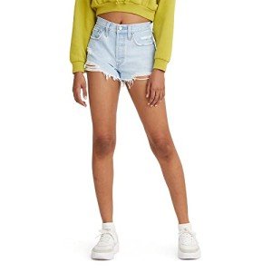 Levi's Women's 501 Original Shorts (Also Available in Plus), Ojai Top-Light Indigo, 28