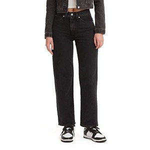 Levi's Women's 94 Baggy Jeans - Black Stonewash