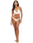 Billabong womens Classic V Neck Cami Bikini Top, Salt Crystal, Large US